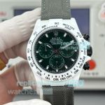 Swiss Clone Rolex Daytona 4801 Green Dial White Ceramic Case Limited Edition Watch 